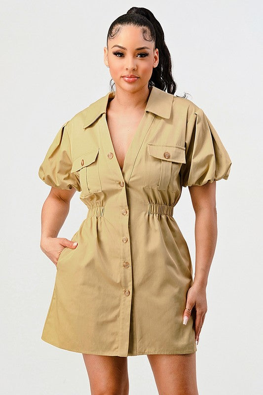 Casual but trendy safari mini dress – Simply Ke'say Boutique Casual but trendy safari mini dress – Simply Ke'say Boutique