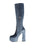 Lazuli High Block Heel Velvet Boot