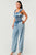 Chambray Charm Ruffled Jumpsuit