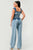 Chambray Charm Ruffled Jumpsuit