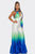 Ocean Satin Ombre Jumpsuit