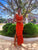 Honesty Fringe Dress: Citrus / L