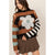 HF24C063-LONG SLEEVE FLORAL STRIPE SWEATER: OLIVE / S-M-L(2-2-2)