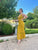Honesty Fringe Dress: Citrus / L