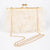 Faux Fur Frame Box Clutch: Green