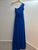 6223 - Long plain, sleeveless dress: Water Green / YOU