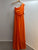 6223 - Long plain, sleeveless dress: Water Green / YOU