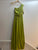 6223 - Long plain, sleeveless dress: Water Green / YOU