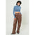 DZ24F552-Leather High Waist Pants: DARK OLIVE / S-M-L(2-2-2)