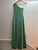 6223 - Long plain, sleeveless dress: Water Green / YOU