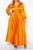 Plus Size Pleated Maxi Flare Dress